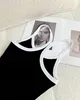 Women's T Shirts 124916 124917 124918 Fashion Classic Luxury Designer Women Summer Drill Logo Letter Vest Foundation Versatil Simple Tank