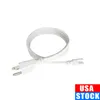 T8 Switch Power Tube -sladd för LED -lampor Fluorescerande Lampförlängningssladdar Power Cable Plug -adapter 1ft 2ft 3,3ft 4ft 5ft 6ft 6,6 ft Usastar 100 Pack