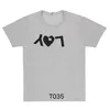 23S speelt Designer Mens T Shirts Dames Katoen Embroidery Love Eyes T -Shirt Loose Casual paar Stijl Gedrukte korte mouw Bottomu70G