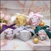 Gift Wrap 50Pcs Diamond Shape Candy Box Wedding Favors And Gifts Boxes Birthday Party Decoration For Guests Baby Shower Bags C1119 D Ot75E