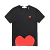 513 A115 Play T-shirts Womens Cotton broderie Love Eyes Tshirt Loose Casual Couple Style Imprimé Bottoir