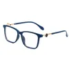 Zonnebrillen Frames Fashion Men and Women Eye Glasses Brand Designer Square Computer Goggles Quality Unisex Plank