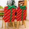 كرسي أغطية عيد الميلاد تمتد تغطية مأدبة الحفل مقعد Slipcover el منزلي ديكور الطعام قابل للغسل قابل للغسل