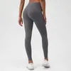 LU-530 Yoga Pants Women's High Cross Waist Sports Pants Running Fitness Tight Casual Gym Leggings