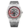 ساعة Wristwatches Didun 2022 Top Watches Men Stainless Steel Japan VD31 Quartz Watch Color Dial Salk Clock Leath Wristwatch