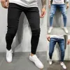 Pantalons pour hommes Fitness Pocket Skin Solid Mens Sports Bodybuilding Longueur Full Casual Hommes