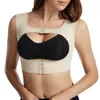 Shapers pour femmes Body Shaping Femme Ceinture de correction assise Double rangée Boucle Soutien-gorge Gather Soutien-gorge Anti-affaissement Débardeur de poitrine latérale