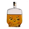 Brendi Bourbon Likörü için Durdurucu Viski Şişesi ile Kalça Şişki Cam Dahlisi 700ml