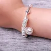 Bransoletka do biżuterii Bangle Bransoletka 2pcs niemowlę dziecięce Bysz w dłoni