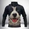 Men's Hoodies Chihuahua 3D Printed Fashion Sweatshirt Women Men Casual Pullover Hoodie Mask Warm Cosplay Costumes 05