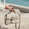 Borse a tracolla in pelle di moda Borsa di lusso in pelle di agnello Borsa di design con manico in stile retrò Lamiere di metallo Borsa a tracolla con catena a forma di diamante Borsa da donna di alta qualità