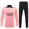 22 23 Män och barn Tracksuits Football Training Suit Mbappe Tracksuit Soccer Verratti Hakimi Sergio Ramos Survetement Maillots de Foot Enfants Chandal Kit PSGS