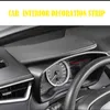 Luxury billister Trim Pu Leather Braid Decorative Line Strip för Door Dashboard Sticker Car Interior Diy Strips Universal