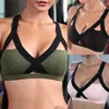 Outfit da yoga reggiseno lingerie ladies'plain a colori anteriore cross side side sport reggiseni a coppa piena tops biancheria bianche