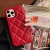 مصمم فاخر Caviar Phone Cases for iPhone 14 13 12 11 Pro Max Pink Insert Card Back Shell 14Pro 14Promax 13Pro 13Promax غطاء محمول مع حالة جيب حامل البطاقة