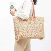 Tote Stuff Sacks Bag Handheld Small Printed Canvas Bohemia Large Capacity Texture Shoulder 221219