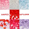 Party Decoration Love Heart Flower 20 mm Wedding Room Decorations Hand Throwing Flowers Simulation Petals Sprinkle Supplies