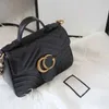 Borse a tracolla in pelle di moda Borsa di lusso in pelle di agnello Borsa di design con manico in stile retrò Lamiere di metallo Borsa a tracolla con catena a forma di diamante Borsa da donna di alta qualità