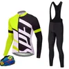 Zestawy wyścigowe Sprzedawanie kombinezonu rowerowego Team Road Mountain Rower Odzież oddychająca wiosenna i jesienna odzież sportowa z długim rękawem