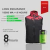 Skiing Jackets 130-175CM Kids Heated Vest Children USB Warmer Smart Jacket Winter Camping Snowboarding Coat