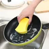 Svampar kuddar nano material magiska radergummi hushåll rengöring diskduk kök skål tvätt rengöringduk