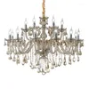 Chandeliers American Nordic Ceiling Chandelier Crystal Light 6 Head 8 10 Living Room/bedroom/villa LED E14