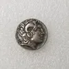 Pièces grecques anciennes copie artisanat en métal plaqué en argent Type de cadeaux spéciaux 3400