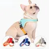 Dog Collars Pet Harness Saddle Leash Suede Puppy Set Supplies Accessories