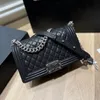 Designer Bags CF Messenger Bag fashionbags Shoulder Classic Flap Genuine Leather Caviar 25cm Quilted Solid Hasp Waist Square Women Handbags32