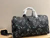 الرجال Keepall Bandouliere 50 حقيبة سفر أكياس الأمتعة Duffel Designer مسافر حقيبة يد النساء كتف Crossbody الأمتعة