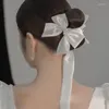 Copricapo 1 Set Fascia per capelli da sposa Bowknot Forcina Nastro Stile coreano Forniture per matrimoni retrò Accessori Decor Regalo per ragazza da donna
