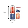 Centrifugeuses Homehold Shaker Bouteille Portable Juicing Cup 400ml 6 Lames Mélangeur Électrique USB Fruit Juicer