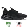 Air Max 270 Running Shoes AirMax 270 OG Trainers Triple Black White Barely Rose Pink Foam Red Dusty Cactus【code ：L】Cloud Bottoms Runners Tennis Sneakers