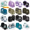 Custom Reverse Retro 2.0 Hockey Jerseys 2022 Camo Fights Cancer 39 Couture Hertl Karlsson Barabanov Labanc Benning Sturm Vlasic Kunin Zetterlund Kahkonen Lindblom