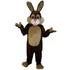 Brown Rabbit Mascot Costume Suits Party Game Dress Outfits Clothing Advertising Carnival Halloween Xmas Easter Festival
