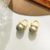 Studörhängen lyxdesigner för kvinnor 2022 Pearl Piercing Earings Jewelry Christmas Gift Y2K Accessories Korean Fashion