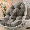 Almohada Kawaii Silla de huevo al aire libre Terraza interior Dormitorio Balcón Colgando Columpio Suave y cálido con invierno Algodón puro