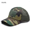 Bollkapslar m￤n skalle taktisk baseball f￶r kvinnor kamouflage milit￤r andas n￤t snapback bergskl￤ttring trucker solhattar