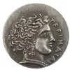 古代ギリシャのコインコピーシルバーメッキメタルクラフトスペシャルギフトタイプ1