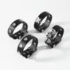 2023 Punk Rivet Nightclub Trend Bracelet Skull armbanden Bangle Crystal Heart Gotische mode -sieraden Groothandel
