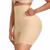 Women's Shapers Plus Size High Waist Shaping Pants Hip Lifting Body Beautifying False Buttock Cushion Abdominal