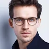 Güneş Gözlüğü Çerçeveleri Vintage Titanyum Asetat Miyopi Gözlükleri Çerçeve Erkekler Retro Yuvarlak Optik Gözlükler Kadınlar Danimarka Marka Vidasız Koreli