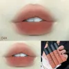 Lipgloss nackt matte 8 Farbe langlebige Samt Lippenstift wasserdichte sexy rotrosa Nicht-Stick-Tasse Lippenstifte Frauen Make-up Kosmetik