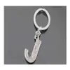 Key Rings Fashion Crystal Rhinestone Alphabet Keyring Initial Letter Ring Chain Unisex Keychain 26 Letters 1387 Q2 Drop Delivery Jewe Otclh