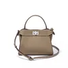 Ny Luxurys läderhandväska modedesigner Totes Messenger Borsa axelväska damer stor kapacitet handbag231o
