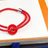 Braccialetti con ciondoli Braccialetti in corda nautica multicolore per uomo donna designer