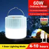 Lanterna da campeggio a LED 1000 Watt Lanterne portatili solari Luci di emergenza per barbecue Escursionismo Lampadina ricaricabile USB