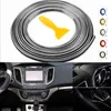 Bilstyling 5m/datorer Universal DIY Flexibel inredningsdekoration Gjutning Trimremsor Bil Central Control and Door Decoration Strip