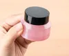 Storage Bottles 100pcs 15G 30G 50G Pink Make Up Glass Jar With Black Lids Seal 1oz Container Cosmetic Packaging Skin Care Pot SN868