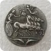 Forntida grekiska mynt Kopiera silverpläterade metallhantverk Specialgåvor Type3406